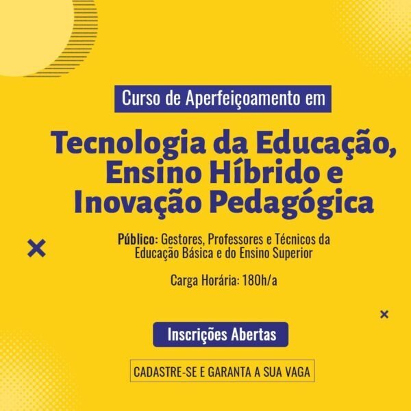 Curso De AperfeiÇoamento Em Tecnologia Na Educação Ensino Híbrido E Inovação Pedagógica Blog 9888